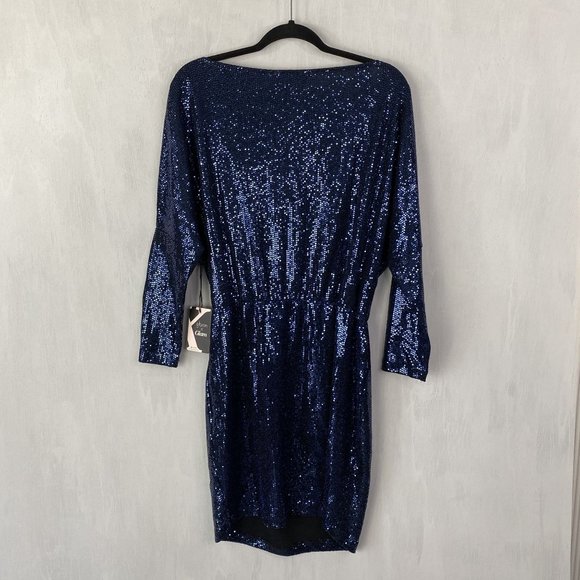 Gibson X Glam The Motherchic Sequin Long Sleeve Dress - Picture 3 of 5